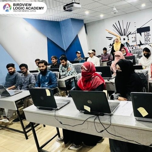 Computer lab at BvLogic Academy Faisalabad